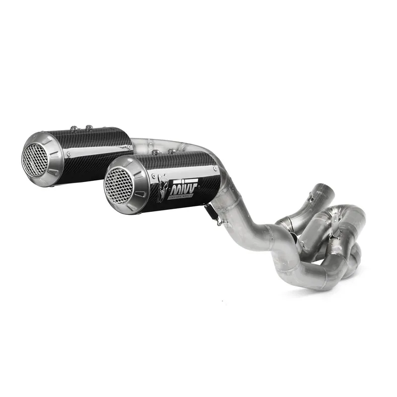 Nuova Collezione Mivv Scarico Completo Carbonio Alto Ducati Panigale V4-