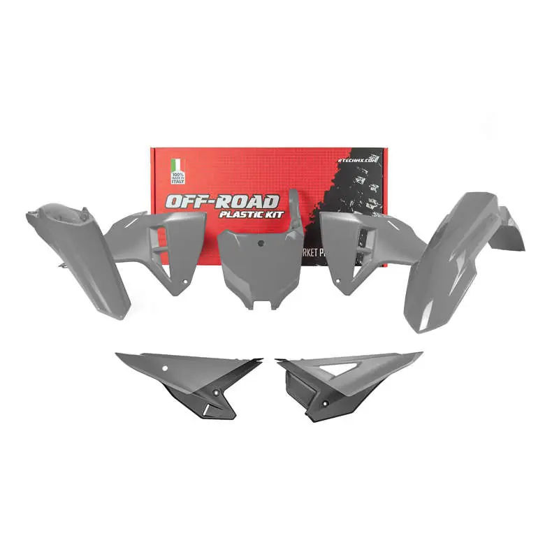 Nuova Collezione Kit Plastiche Racetech Honda Crf 250 450 R 2025-26 grigio-