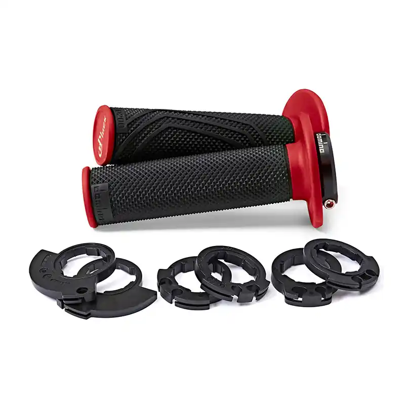 Ultimissimo Modello Manopole Domino D200 nero rosso-