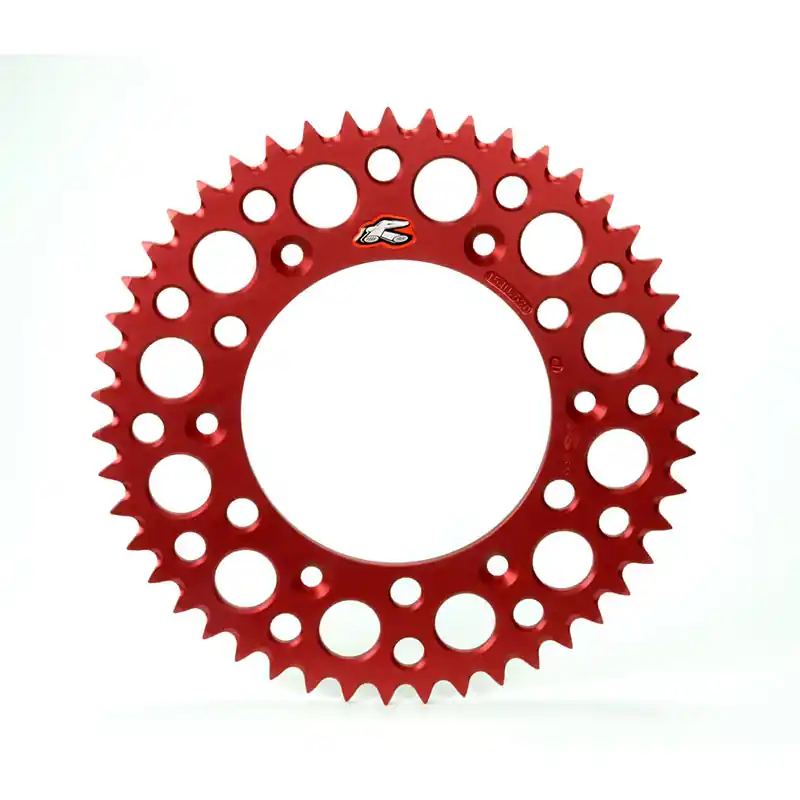 Corona Renthal CW 154-520 Grooved 50T CR/F rosso- Nuovo Arrivo