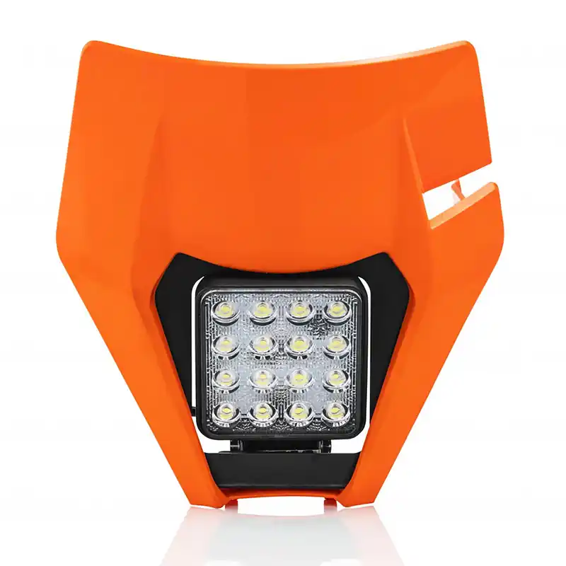 Maschera Faro Acerbis VSL KTM 17 arancio- Nuova Collezione