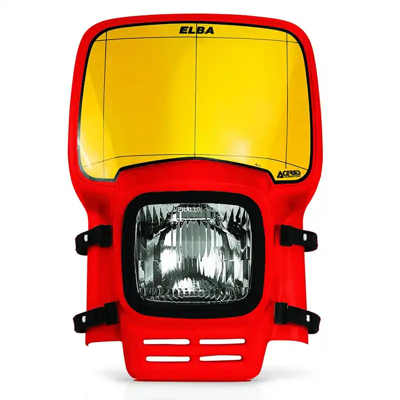Prezzo Scontato Maschera Portafaro Acerbis Elba rosso-