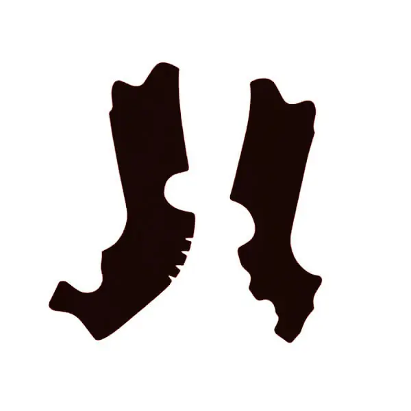 Vibram RUBBER FRAME PADS TM nero- Di Tendenza