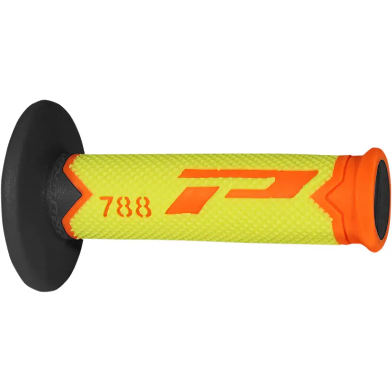 Manopole Progrip 788 TD Closed End arancio giallo nero- Offerta Limitata