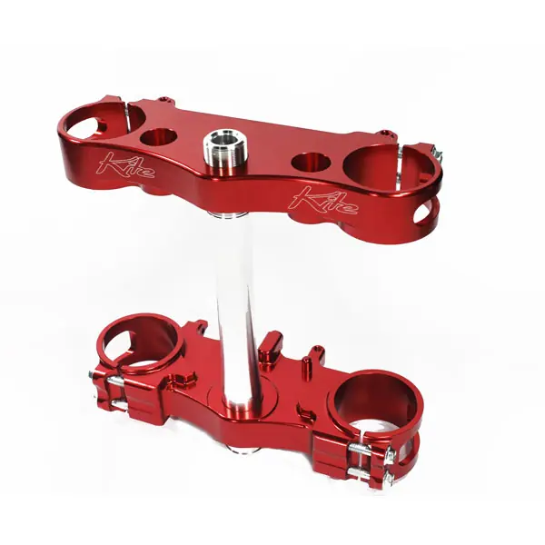 Piastre forcella Kite HONDA CRF 250 08-09 CRF 450 08 Rosso- Professionale