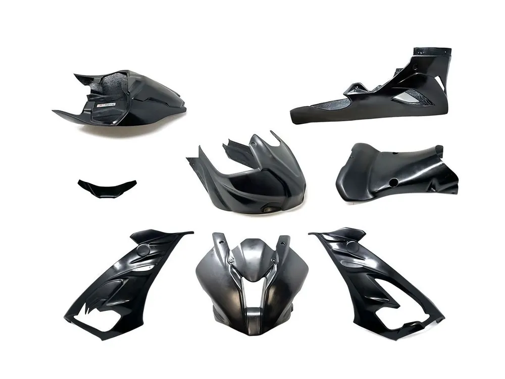 Direttamente Dal Produttore KIT COMPLETO CARENE EPOTEX CON FASCE LATERALI EXTREME COMPONENTS BMW S 1000 RR 2023-2024-