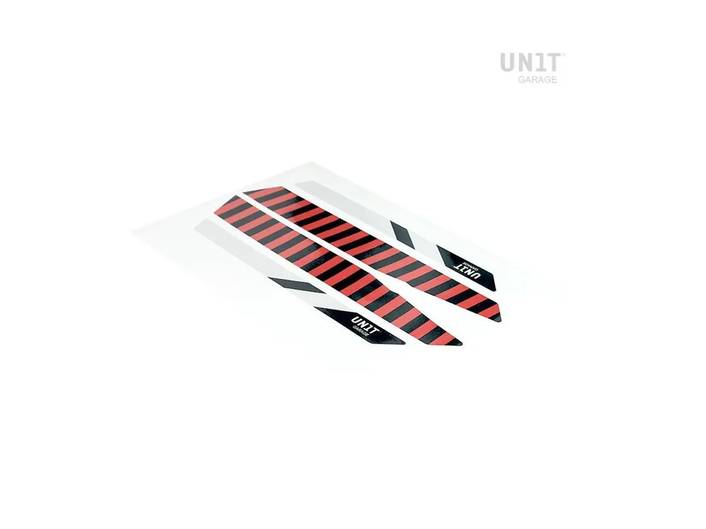 ADESIVI PER COPPIA FIANCHETTI LATERALI UNIT GARAGE DUCATI DESERT X / RALLY 2022-2024- Bestseller
