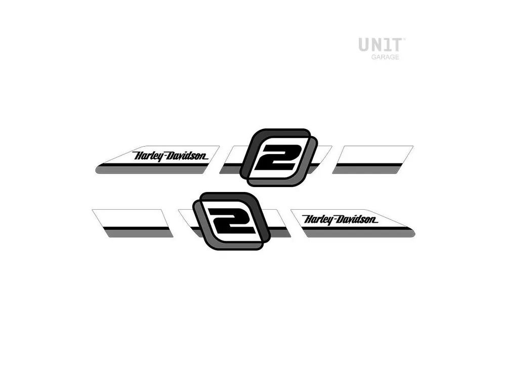 ADESIVI UNIT GARAGE HD PAN AMERICA 1250- Reso Gratuito
