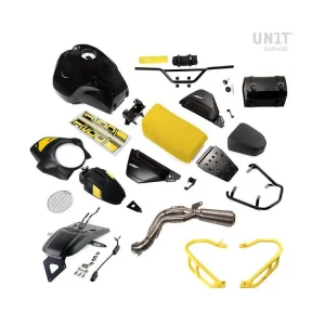 Miglior Prezzo KIT PARIS DAKAR GIALLO 40TH CON ACCESSORI UNIT GARAGE BMW R NINE T / SCRAMBLER-