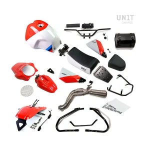 Compra Oggi Stesso KIT PARIS DAKAR GR86 CON ACCESSORI UNIT GARAGE BMW R NINE T / SCRAMBLER-