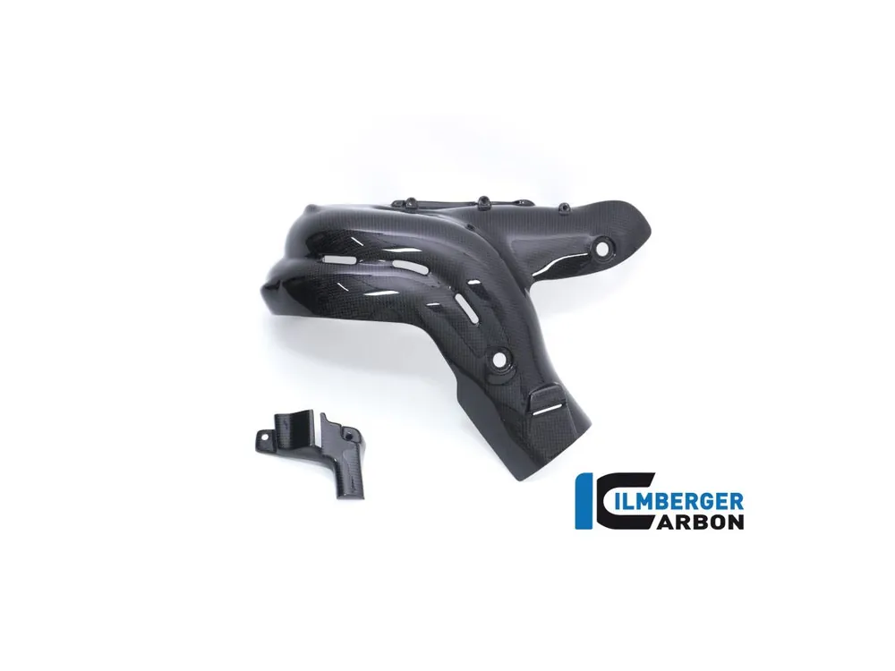 Consegna Rapida SET PROTEZIONI SCARICO LUCIDE CARBONIO ILMBERGER DUCATI PANIGALE V4 S 2018-2022-