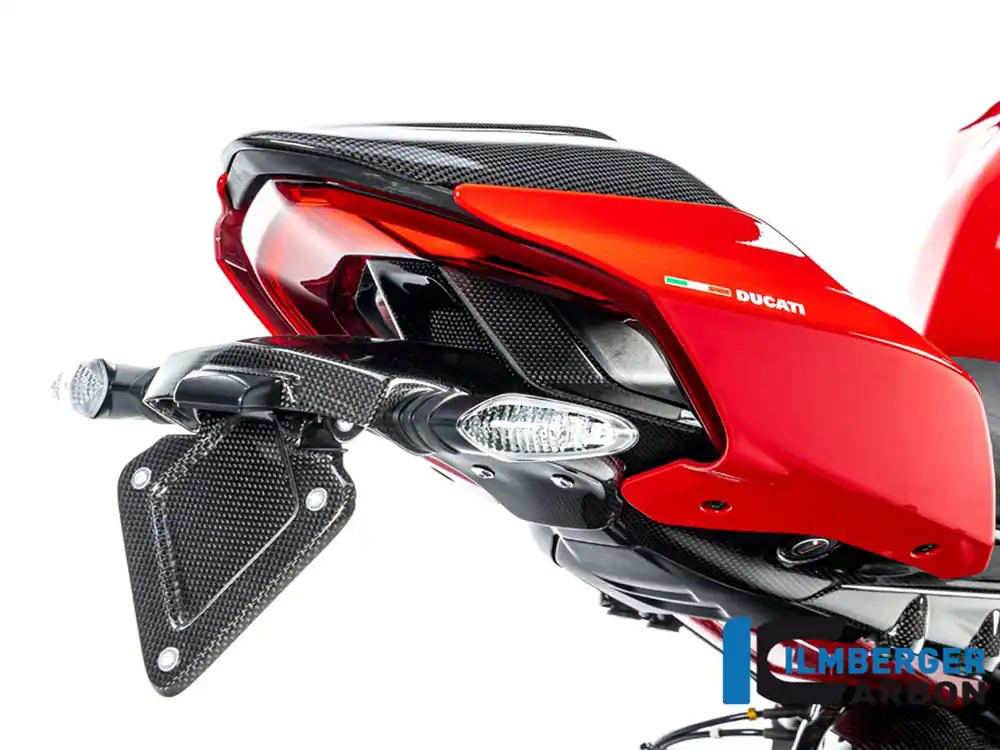 PORTA TARGA CORTO CARBONIO LUCIDO ILMBERGER DUCATI STREETFIGHTER V4 / S 2020-2024- Must-Have