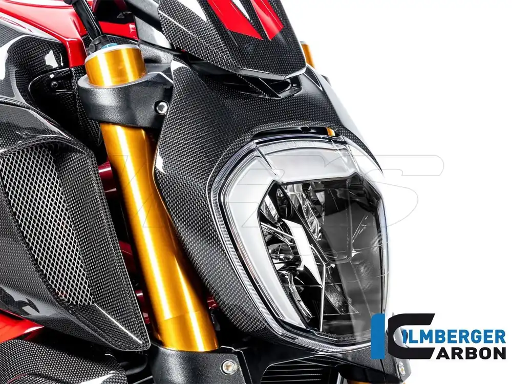 COVER FARO CARBONIO OPACO ILMBERGER DUCATI DIAVEL 1260 2019-2022- Prezzo Di Fabbrica