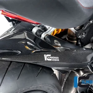 PARAFANGO POSTERIORE CARBONIO LUCIDO ILMBERGER DUCATI DIAVEL 1260 2019-2022- Nuova Collezione