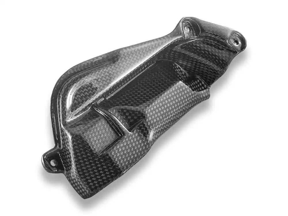 COVER DX TESTA POSTERIORE CARBONIO LUCIDO DBK DUCATI PANIGALE V4 / S / R 2018-2024- Nuova Collezione