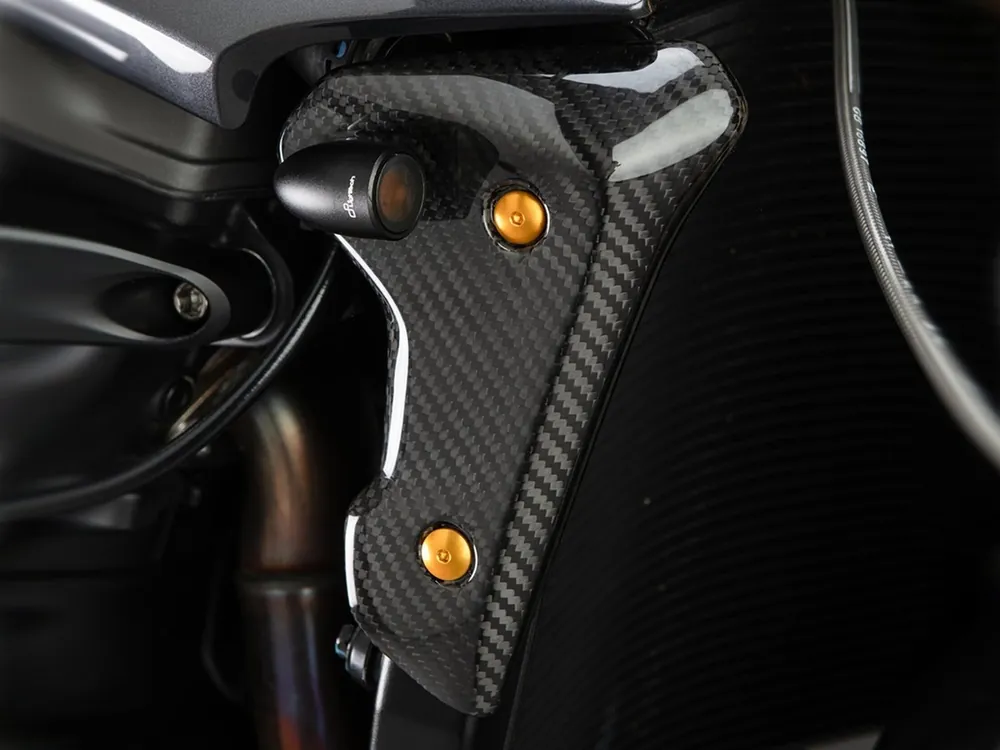 Consegna Rapida FIANCHETTI RADIATORE IN CARBONIO LIGHTECH TRIUMPH SPEED TRIPLE RX 2025-