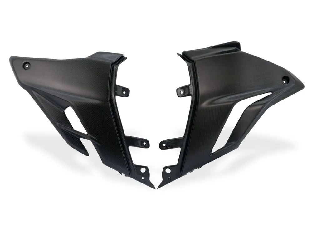 Ultimissimo Modello PUNTALE DESTRO + SINISTRO CARBONIO CNC RACING DUCATI STREETFIGHTER V4 / S 20-22-