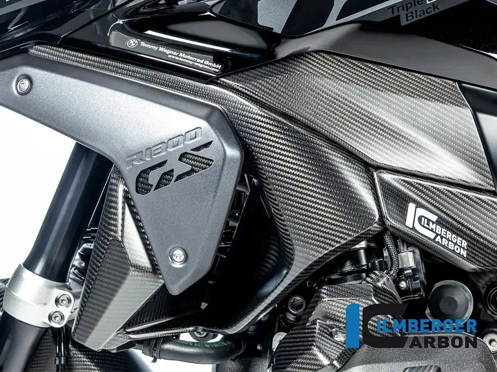 COVER PRESA D'ARIA SINISTRA CARBONIO OPACO ILMBERGER BMW R 1300 GS 2023-2025- Consegna Rapida