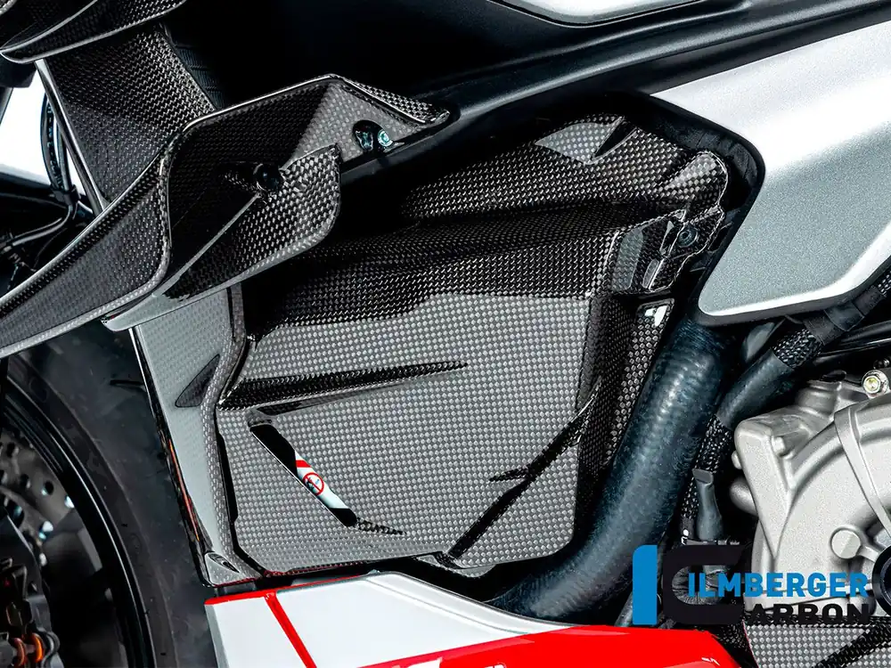 Popolare COVER BATTERIA CARBONIO OPACO ILMBERGER DUCATI STREETFIGHTER V2 2022-2024-