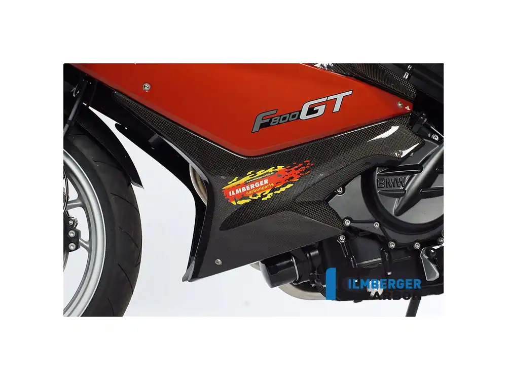 Spedizione Gratuita COVER VASCA INFERIORE SINISTRA CARBONIO ILMBERGER BMW F 800 GT 2012-2018-