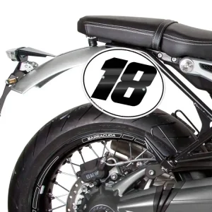 Prezzo Di Fabbrica KIT TABELLA PORTA NUMERO BARRACUDA BMW R NINET URBAN GS-
