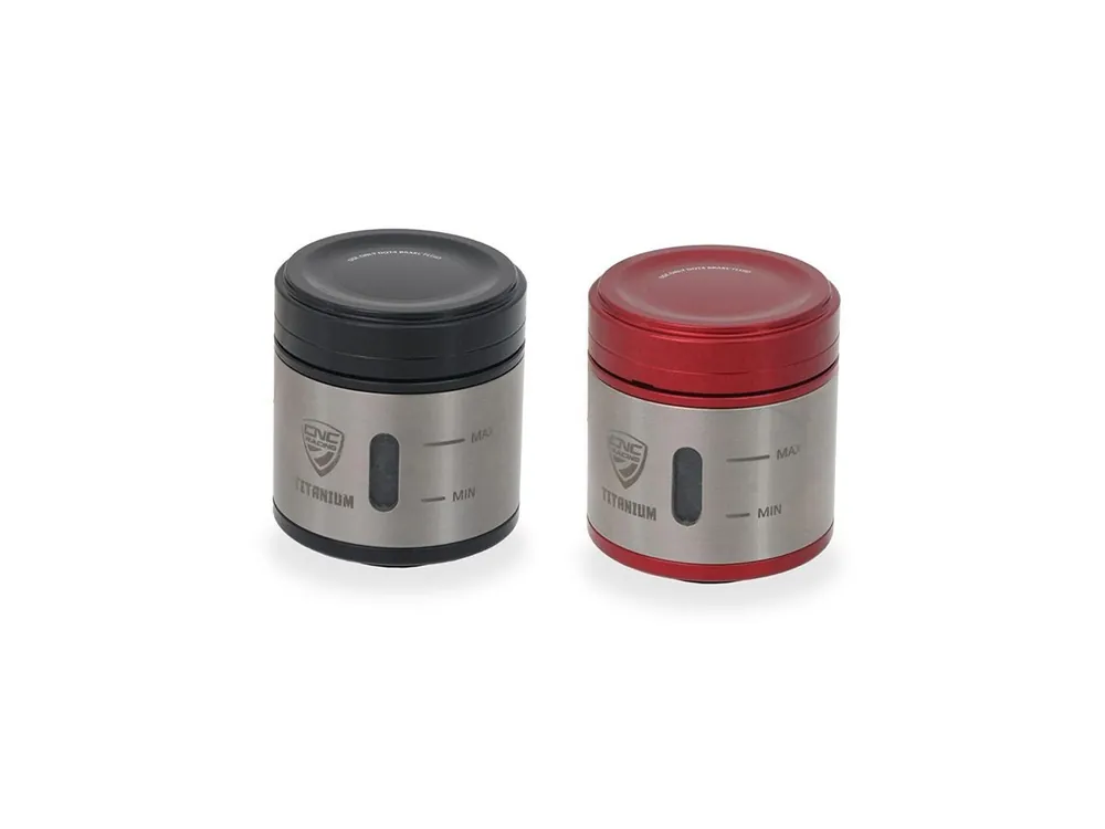 Prezzo Conveniente SERBATOIO OLIO FRENO POSTERIORE O FRIZIONE 12ML TITANIO CNC RACING APRILIA CAPONORD 1200 2013-2016-