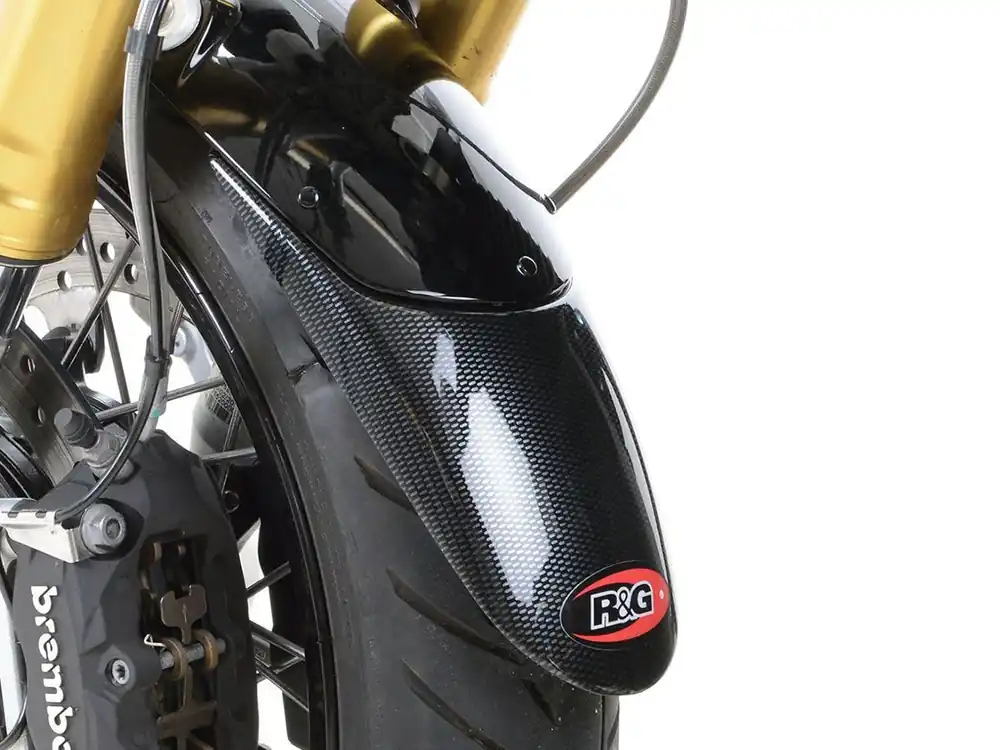 ESTENSIONE PARAFANGO ANTERIORE CARBON LOOK R&G YAMAHA MT-07 MOTO CAGE 2015-2017- Soddisfatti O Rimborsati