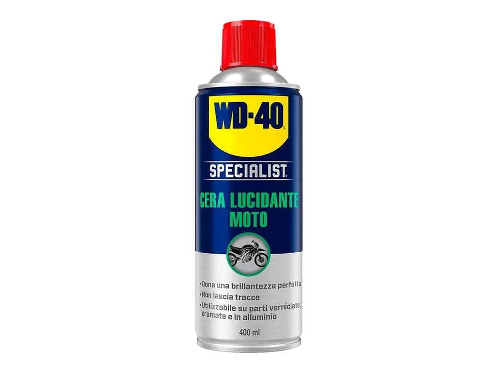 CERA LUCIDANTE MOTO 400ML WD-40- Popolare