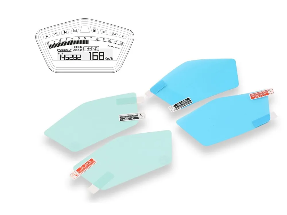 Reso Gratuito KIT PELLICOLE PROTEZIONE STRUMENTAZIONE CNC RACING DUCATI HYPERMOTARD 939-