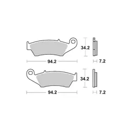 694SI Offroad Sinter Brake Pads Compra Adesso