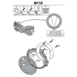 Flangia BF Tanklock A Suzuki BF10 Bestseller
