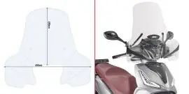 Promo Stagionale Parabrezza specifico trasparente 49 x 66 cm (H x L) - 7057A