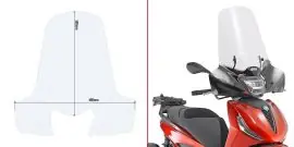 Direttamente Dal Produttore Parabrezza specifico trasparente 58 x 68 cm (H x L) - 5616A