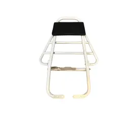 PORTAPACCHI CON SCHIENALINO VESPA PK 50 XL - Colore Bianco  Nuovo dell'EPOCA - 2732/34 Direttamente Dal Produttore