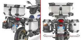 Portavaligie laterale specifico PL ONE-FIT configurato per valigie MONOKEY® CAM-SIDE Trekker Outback - PLO1201CAM Bestseller
