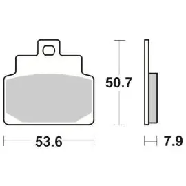 6561530 - PASTIGLIE FRENO SBS 153 HF (ORGANICA) Ultima Occasione