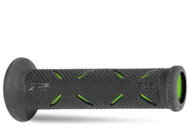 Affare Manopole Progrip Strada 717-OE-198 - Doppia Densità Verde/Nero con Foro - 405402395