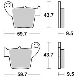 Pagamento Sicuro 6567774 - PASTIGLIE FRENO SBS 777 SI (SINTERIZZATA)