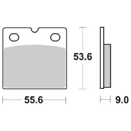 6565060 - PASTIGLIE FRENO SBS 506 HF (ORGANICA) Offerta