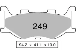 Acquista Ora COPPIA PASTIGLIE FRENO NISSIN ST - 442P24903