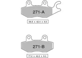 Prezzo Scontato COPPIA PASTIGLIE FRENO NISSIN SS - 442P27100