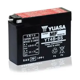 BATTERIA YUASA YT4B-BS 12V-2.3AH (SIGILLATA CON ACIDO A CORREDO) Compra Online