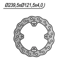 DISCO FRENO NG HONDA - HM VENT - 659654X Spedito Oggi