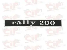 TARGHETTA "RALLY 200" PER PARTE POSTERIORE VESPA - CIF - 5766 Acquista Ora