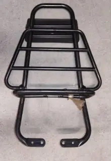 PORTAPACCHI CON SCHIENALINO VESPA PK 125 XL - Colore Nero  Nuovo dell'EPOCA - 0880 Economico