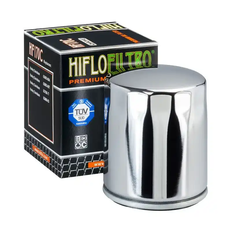 Super Prezzo HIFLO Filtro olio HF170C CROMATO HARLEY DAVIDSON 883 / 1200 SPORTSTER, ULTRA CLA