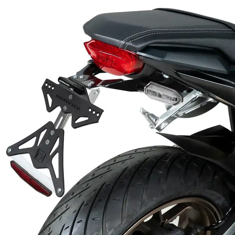 BARRACUDA Porta targa per HONDA CBR 650R 2019-2020 INDICATORI ORIGINALI Di Tendenza