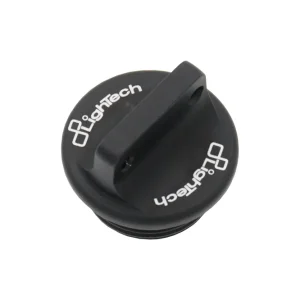 Consegna Rapida Lightech Tappo Carico Olio ergal per Ducati, colore Nero Opaco