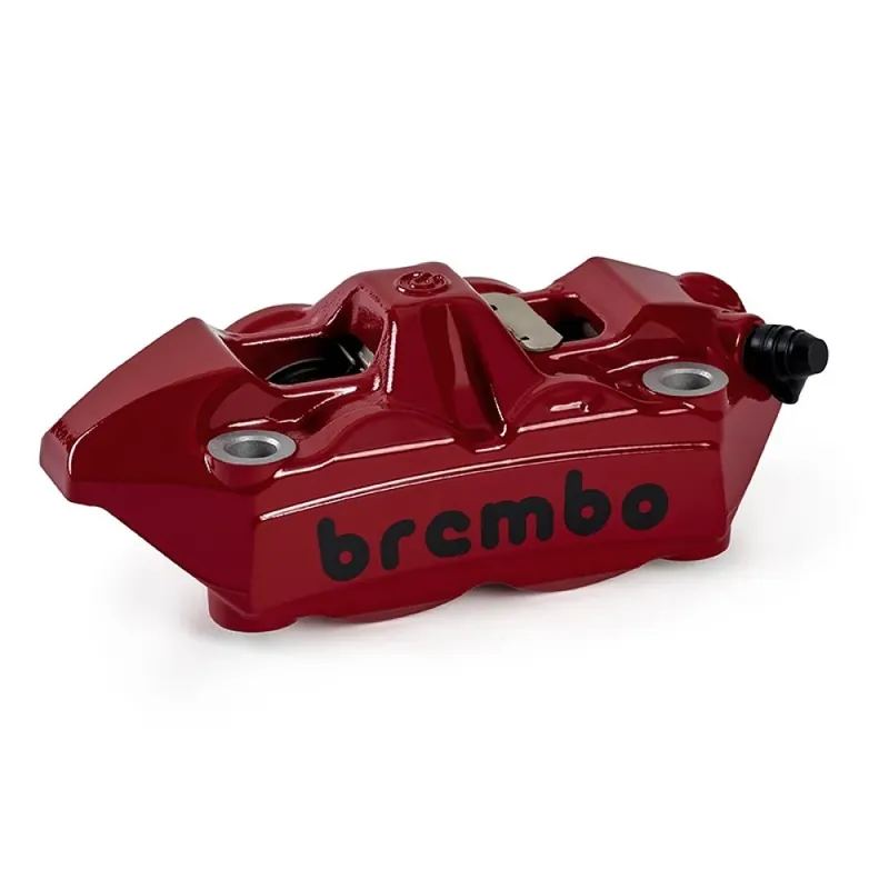 Saldi BREMBO Racing Pinza M4 Monoblocco - 120988598 - sx int. 100 mm. rossa logo nero