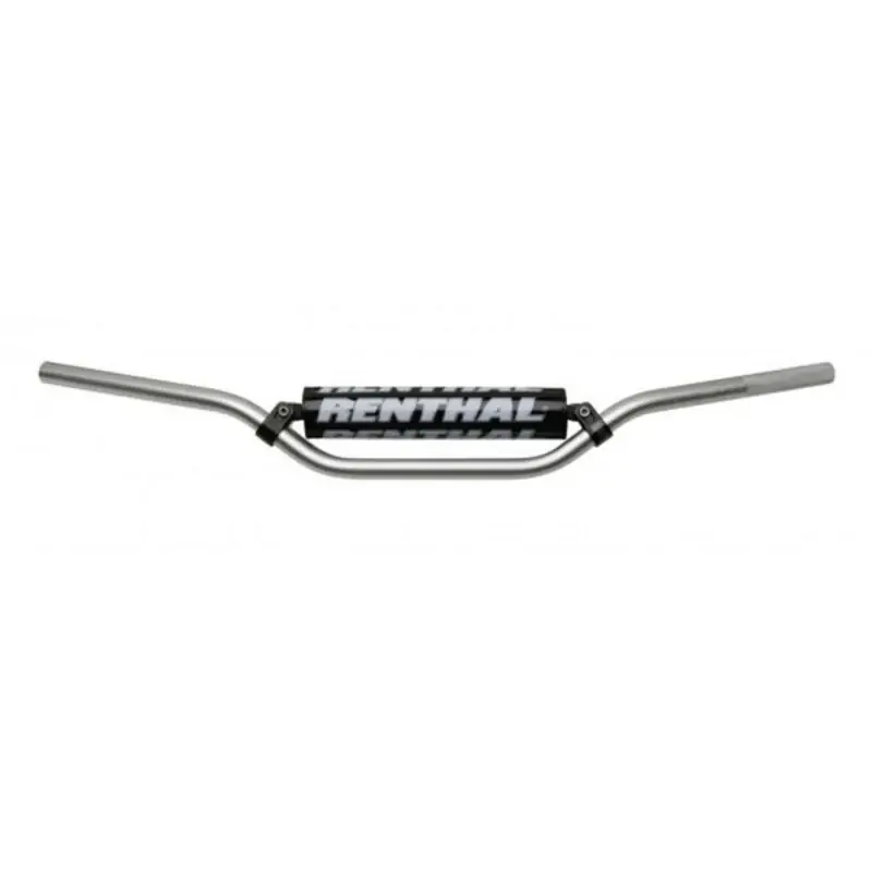 Manubrio Off Road Renthal motocross RM85 silver with black Paracolpi 791-01-SI-03-219 Prezzo Scontato